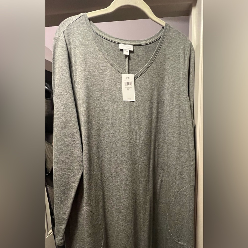 J Jill gray tunic dress